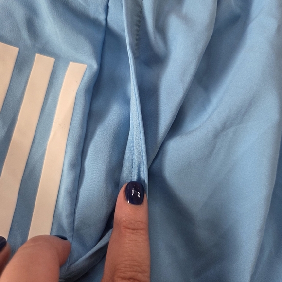 Adidas Men's On The Run B 5" Running Shorts - Semi Blue Burst Small New  IY0713 - Picture 3 of 7